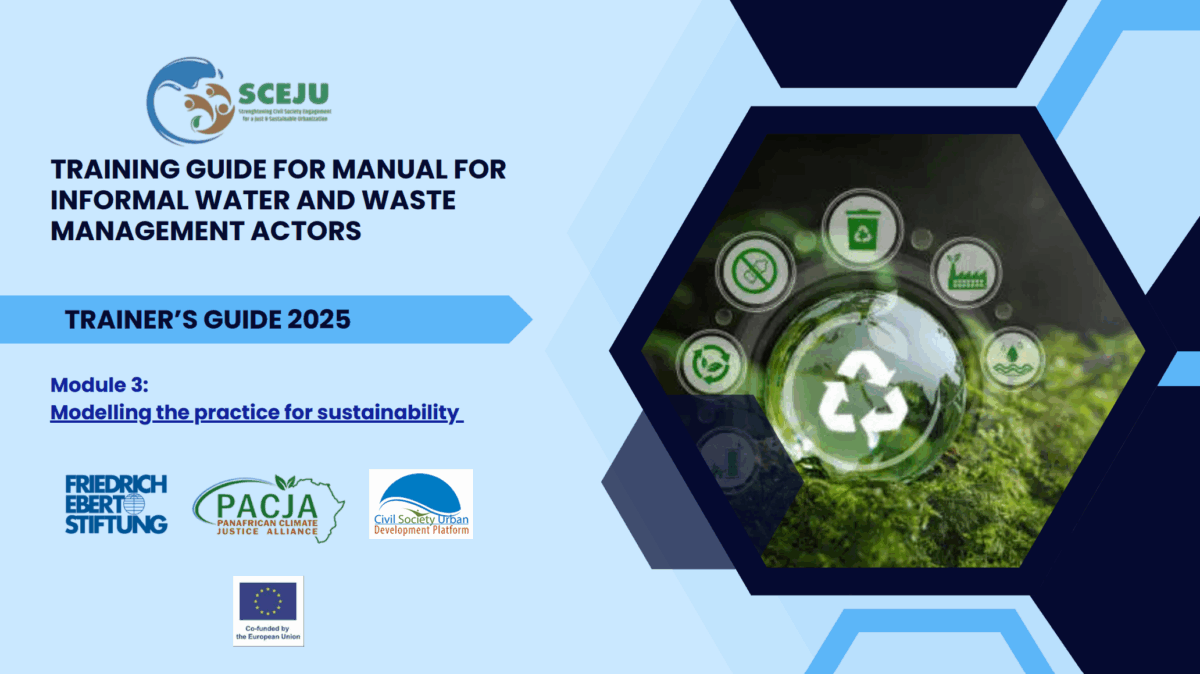 Module 3: Modelling the Practice for Sustainability