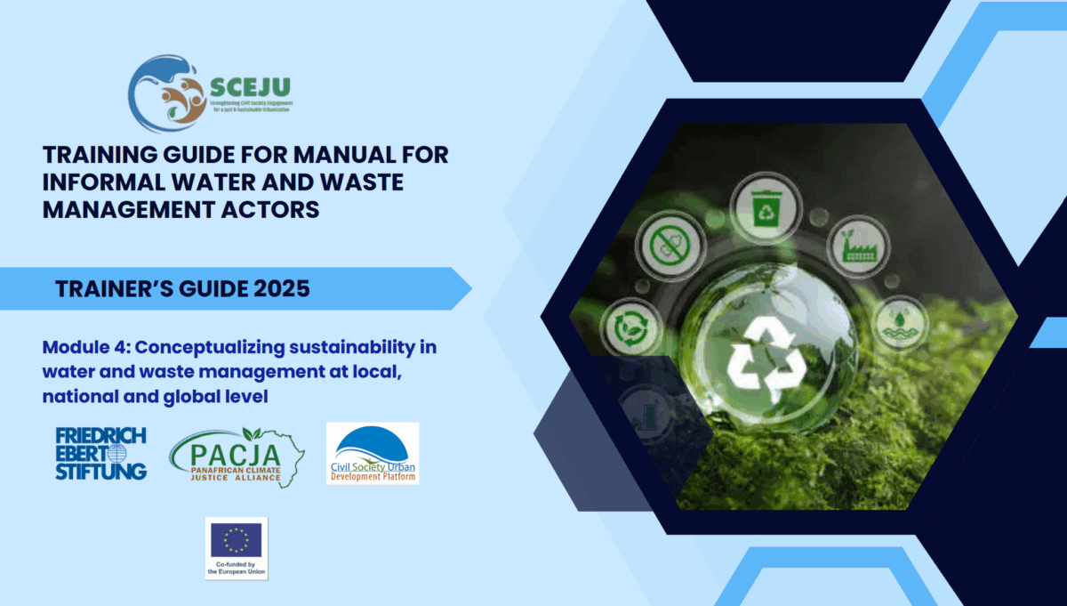 Module 4:Conceptualizing Sustainability in Water and Waste Management at Local, National and Global Level